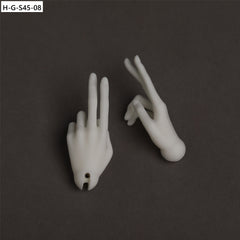 DollZone 1/4 bjd hands and feet for 45cm dog body