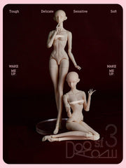 Dooare Third Generation Siren Naked BJD Body for 1/6 Female - DollSpherebjd