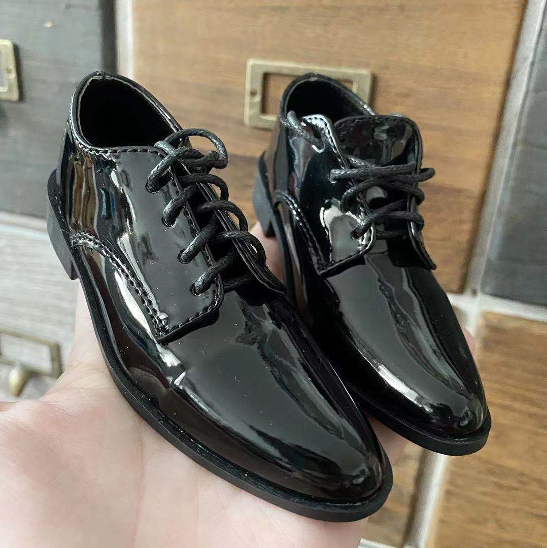 ShuiShui 1/4 1/3 70cm 75cm Shiny black leather shoes BJD shoes代购
