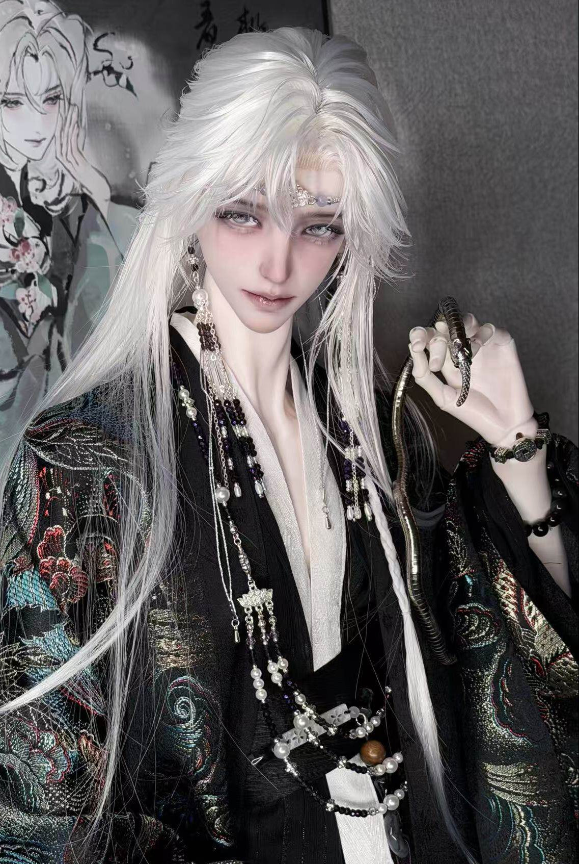 Fatemoons 75cm BJD head HeiYa