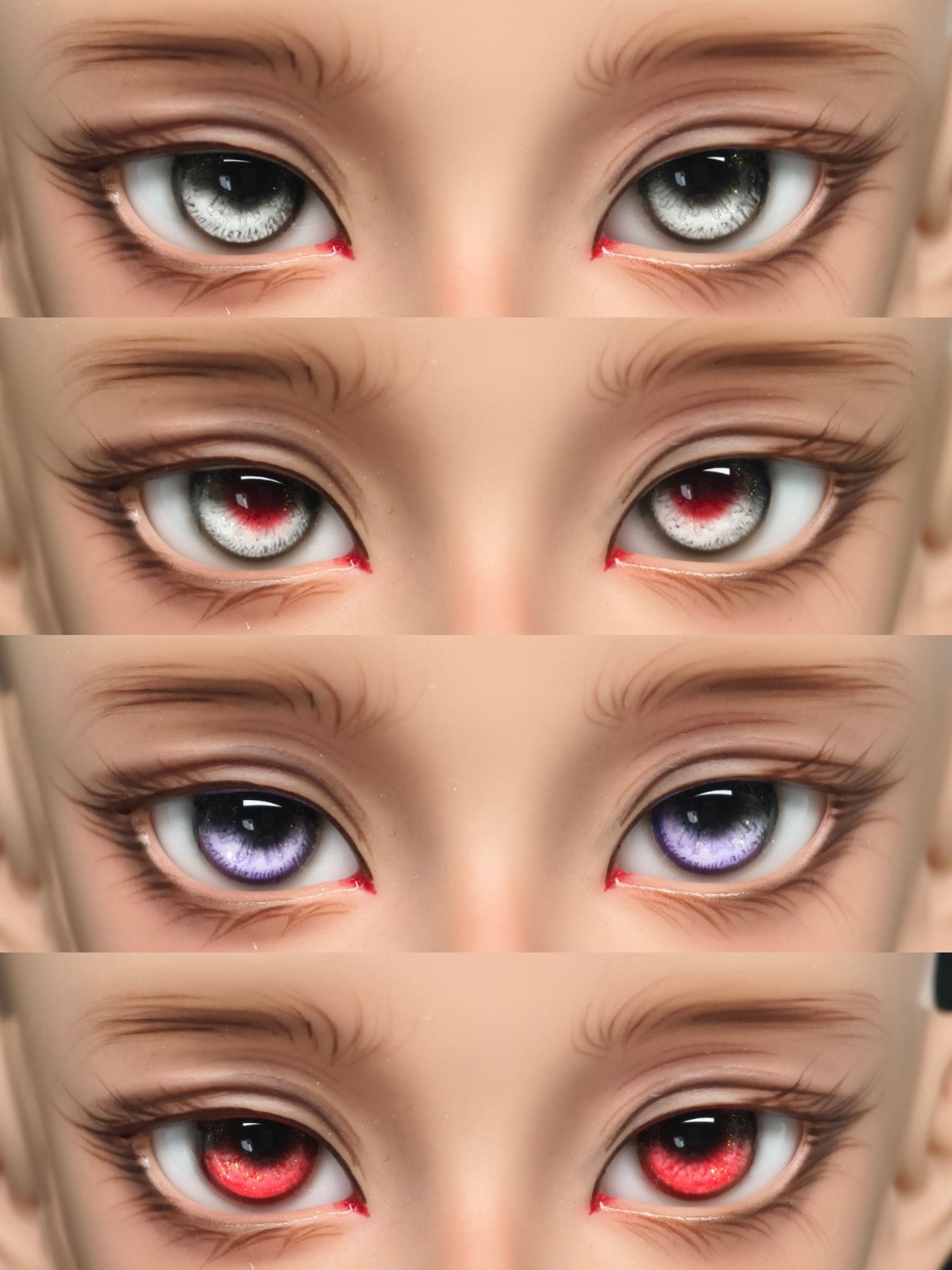 CiYe 1/3 1/4 1/6 High curvature BJD resin eyeballs代购