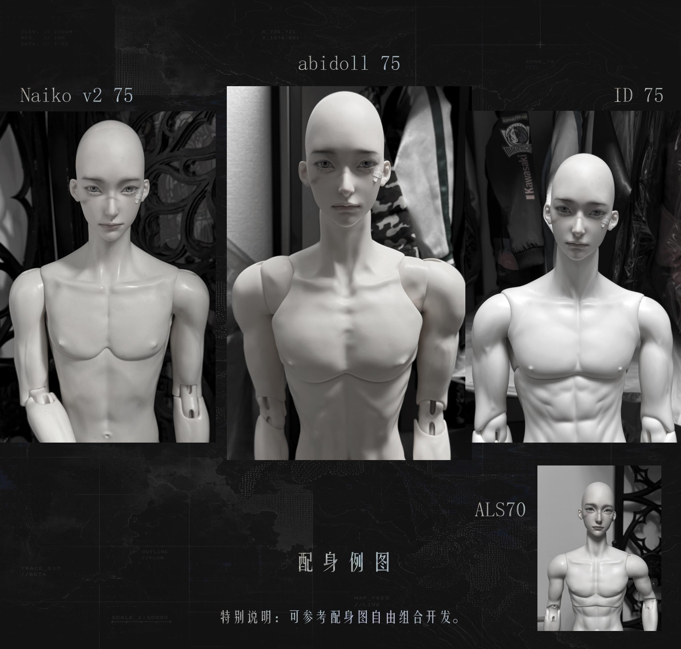 Lumens 73-75cm BJD head ShuYou