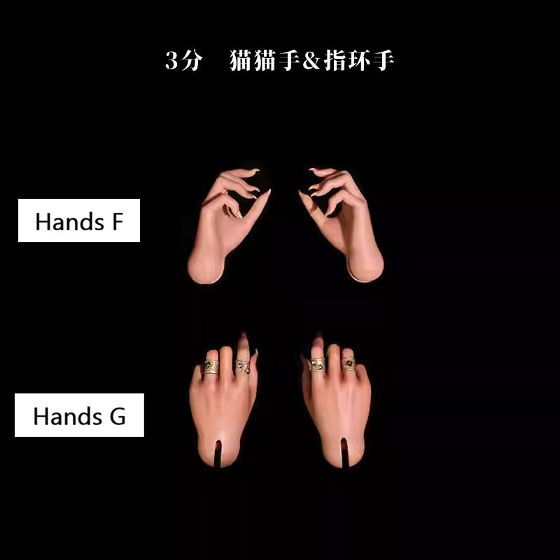 XAGADoll hands and feet for astral body 1/3 bjd 62cm female