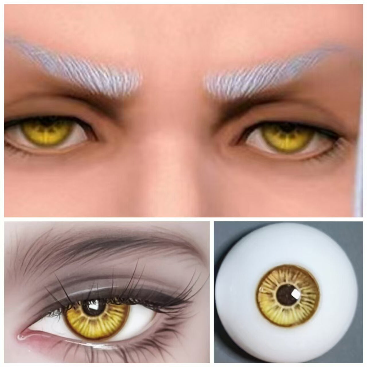 FF Emet-Selch BJD Eyeball Resin Eyes