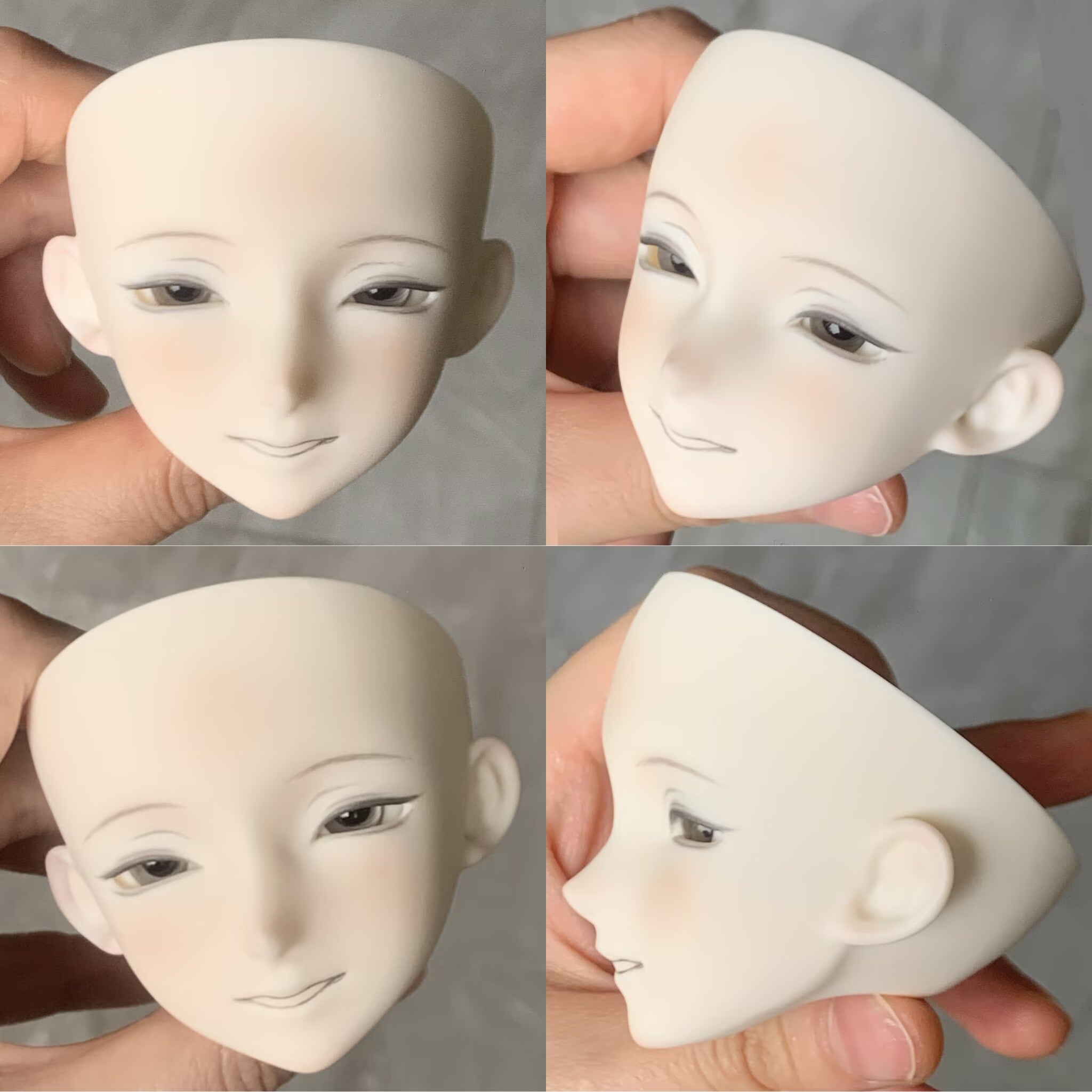 SMAN  1/4 BJD Head Smiling XiHe代购
