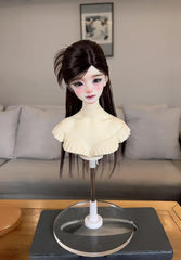 Awen 1/3 1/4 1/6 Shuttlecock BJD wigs Russia Mohair代购