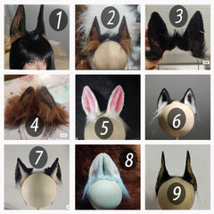 Corgi and July 1/6 1/4 1/3 BJD ears代购