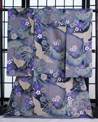 LanTingJiMeng 1/4 1/3 68cm-75cm uncles Kimono Moonlight Shadows and Water Songs BJD clothing