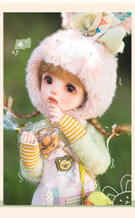 DollZone 1/6 BJD nude doll full set Peach
