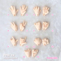 Guard-Love 1/6 BJD hands for PPEI body