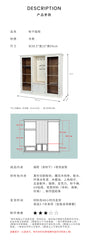 Miniature Dollhouse 1/3 1/4 1/6 Vintage-Style BJD Storage Cabinet DIY