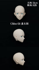 WonderlandDoll 1/3 64cm BJD head Chloe & body