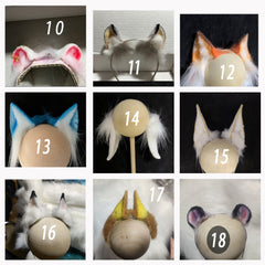 Corgi and July 1/6 1/4 1/3 BJD ears代购