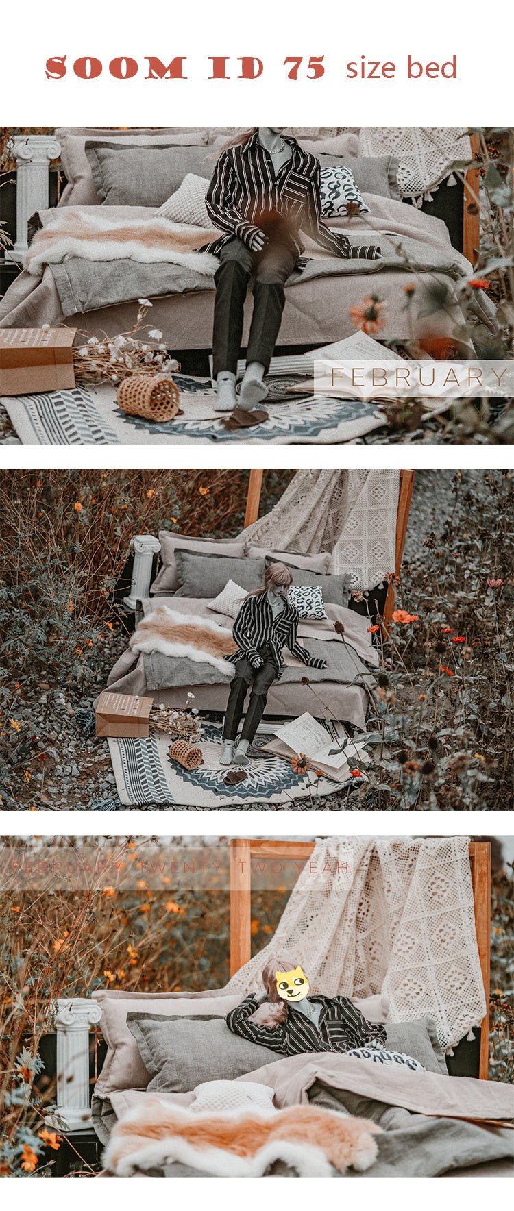 February BJD bedclothes