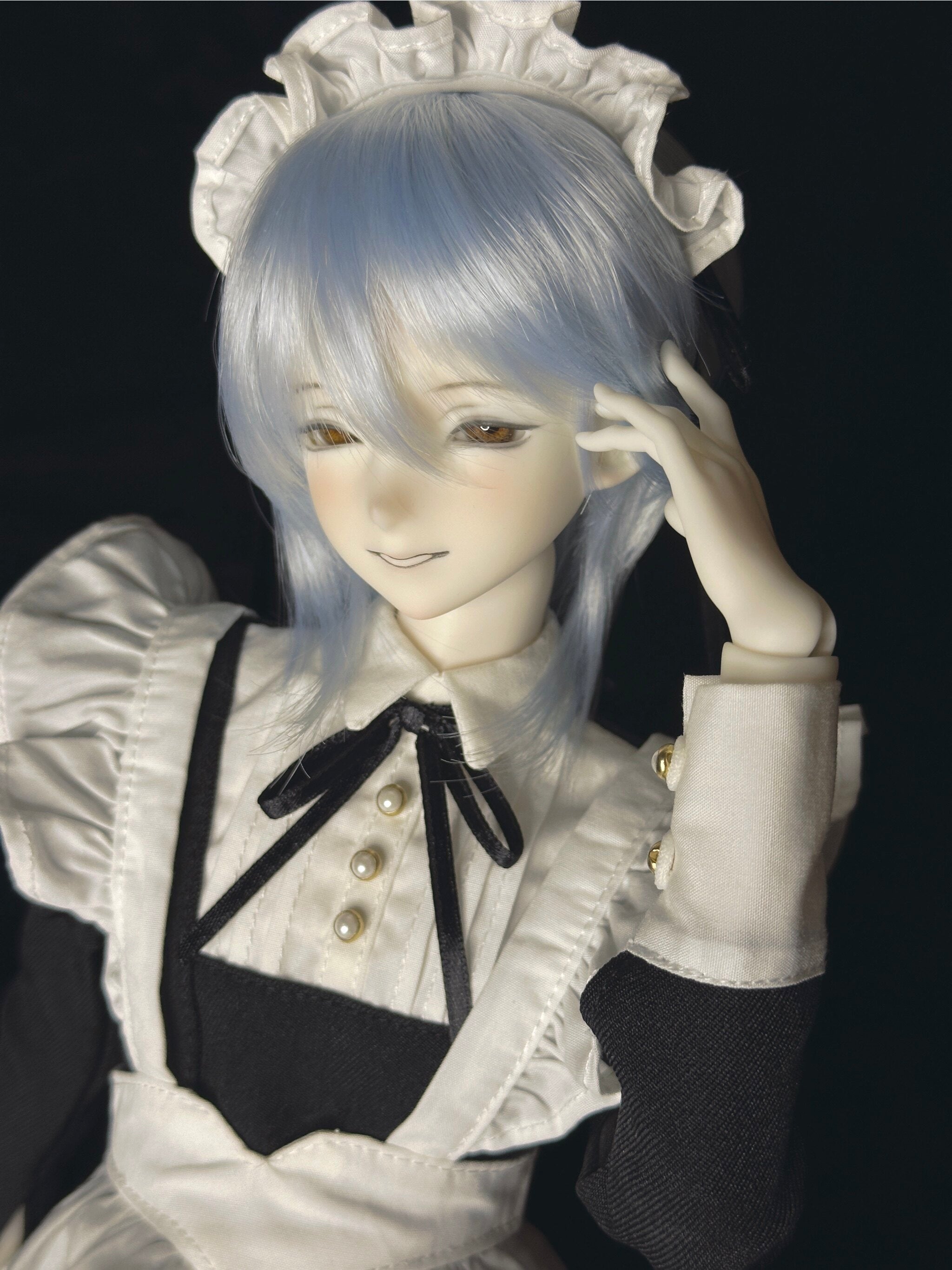 SMAN  1/4 BJD Head Smiling XiHe代购