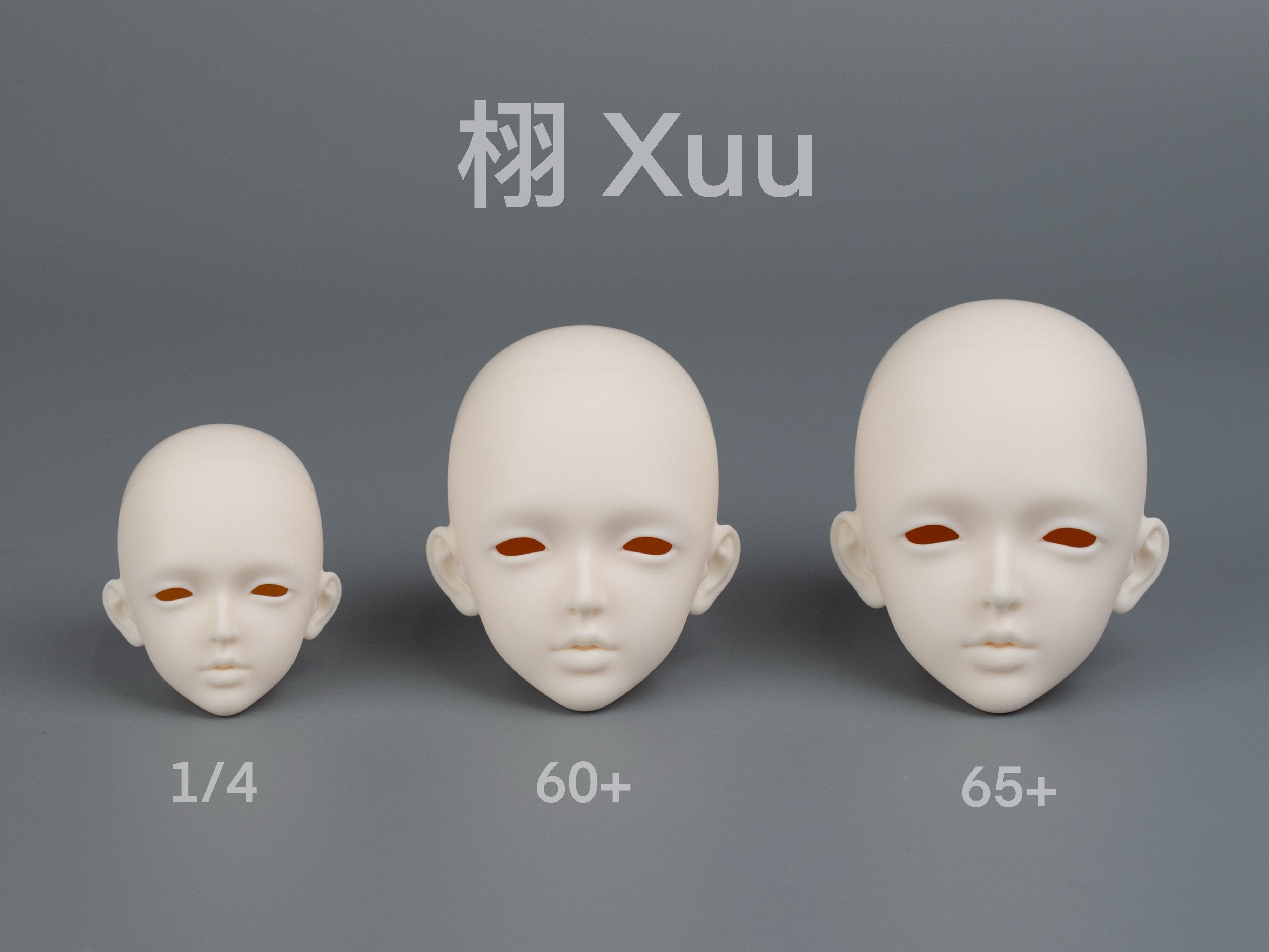 FANFF 1/4 60cm 65cm BJD head Xuu & Muu