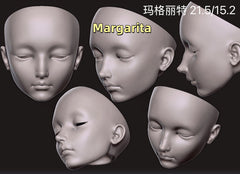 BlackShip 1/4 1/3 BJD head
