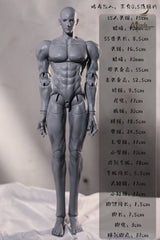 MiracleDoll 55cm 78cm 85cm BJD head nude doll SongQue & Mr. Dog