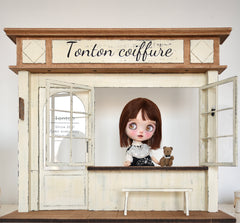 Miniature Dollhouse 1/3 1/4 1/6 1/12 Retro Coffee Shop DIY