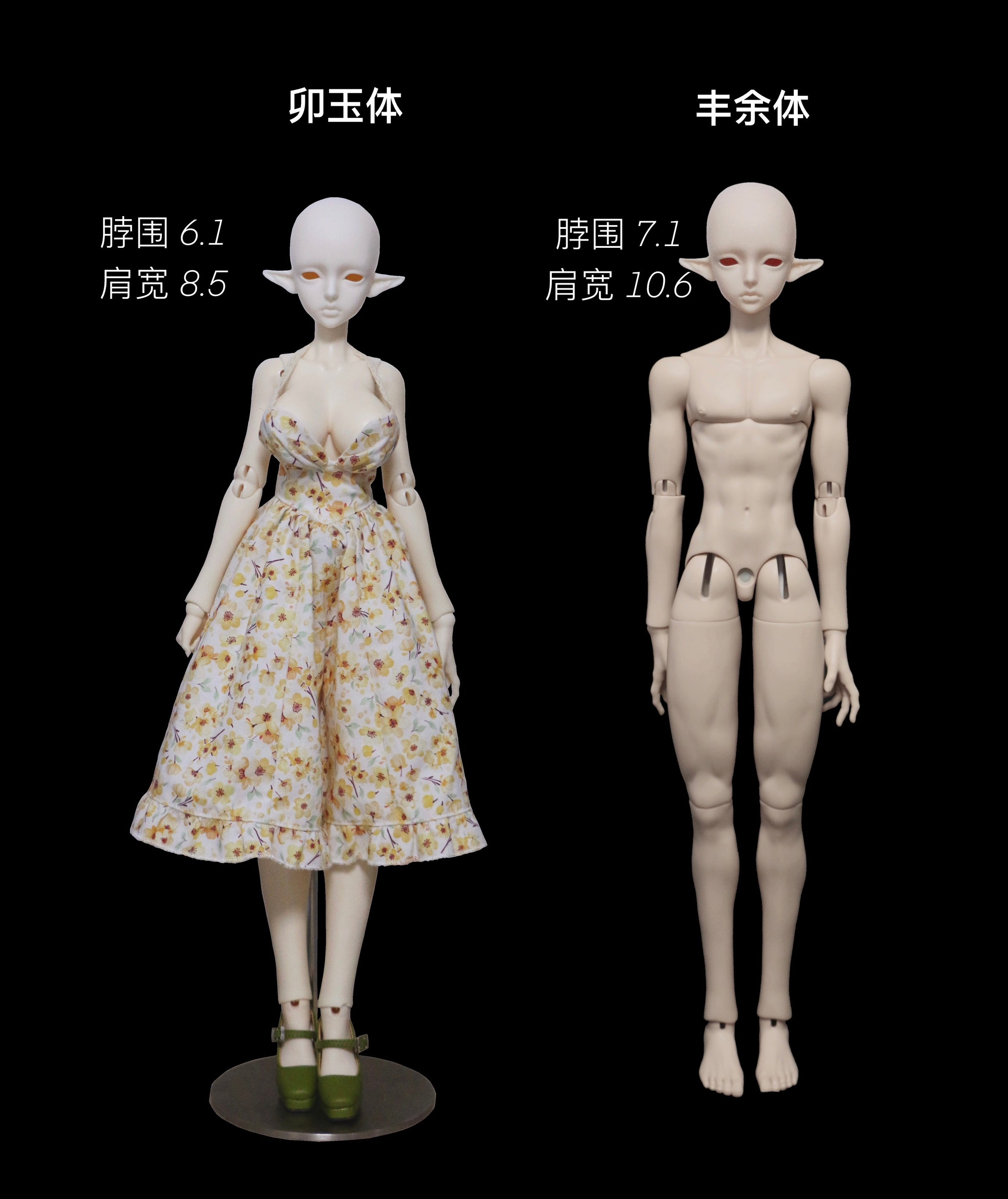 Alhagi 1/4 BJD head Liang椋 & body