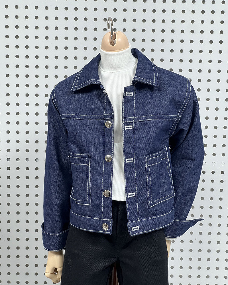Caleb Cos 75cm 77cm Denim jacket BJD outfits代购