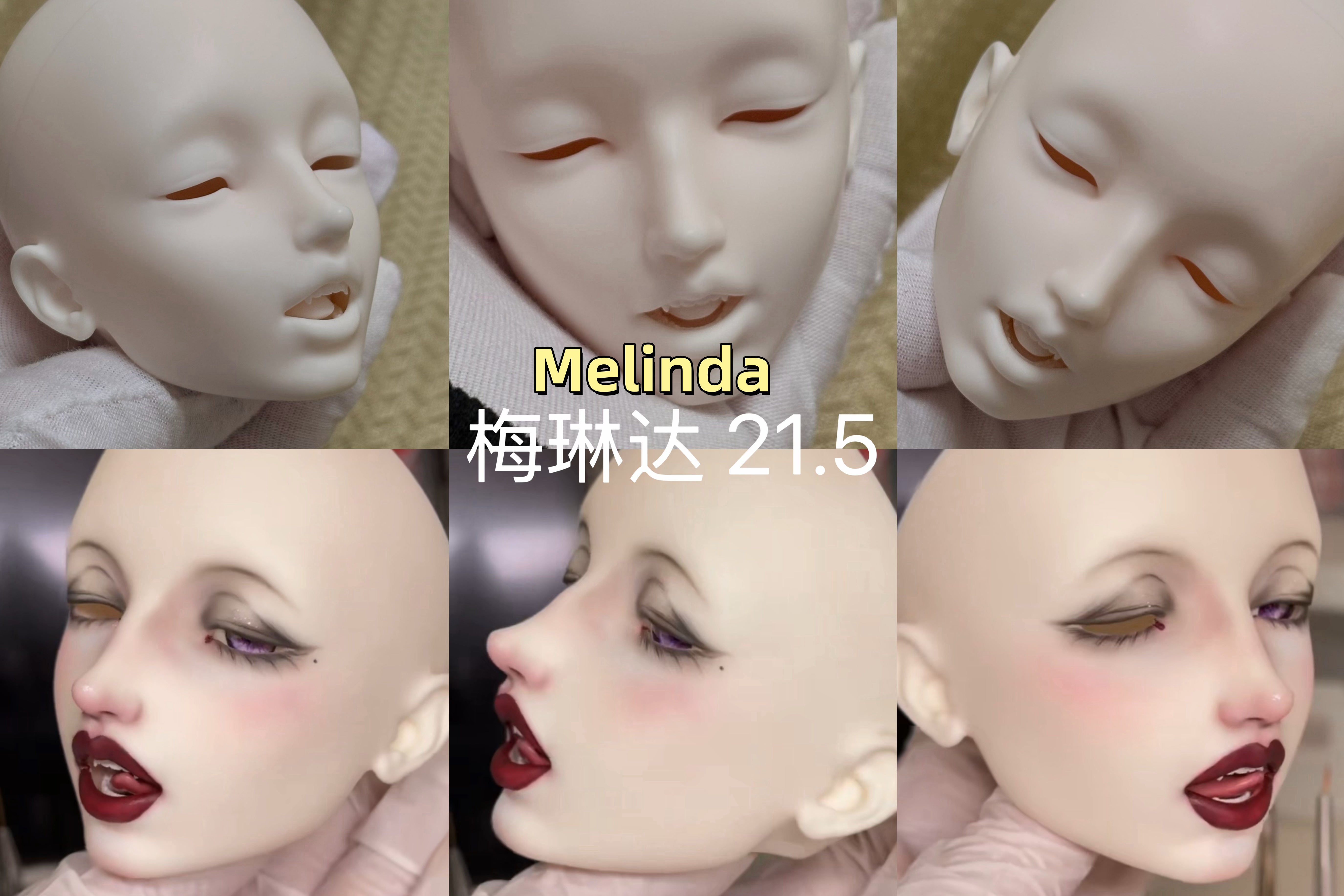BlackShip 1/4 1/3 BJD head