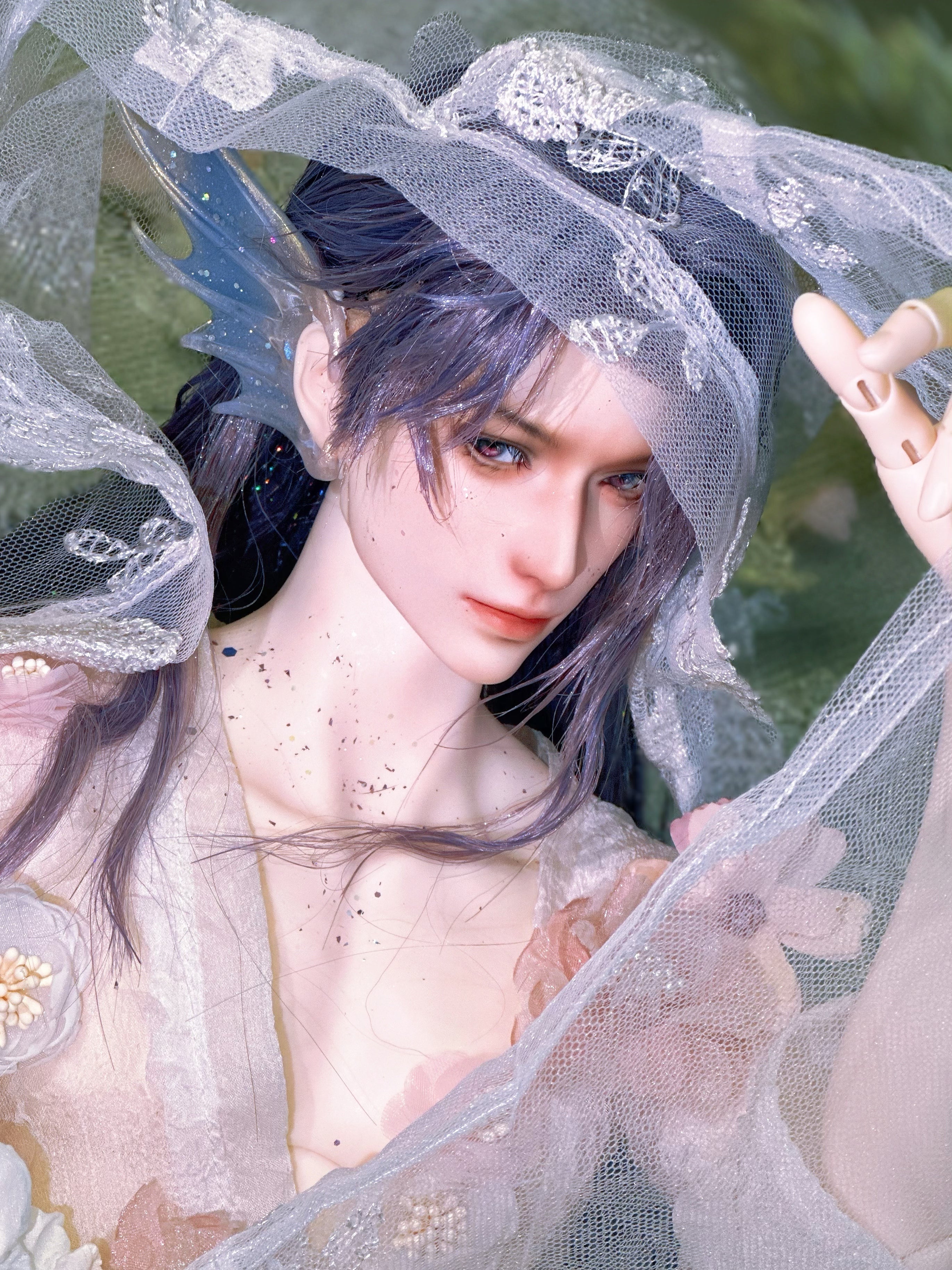 MoonlitWonder 1/3 Rafayel bjd long wig