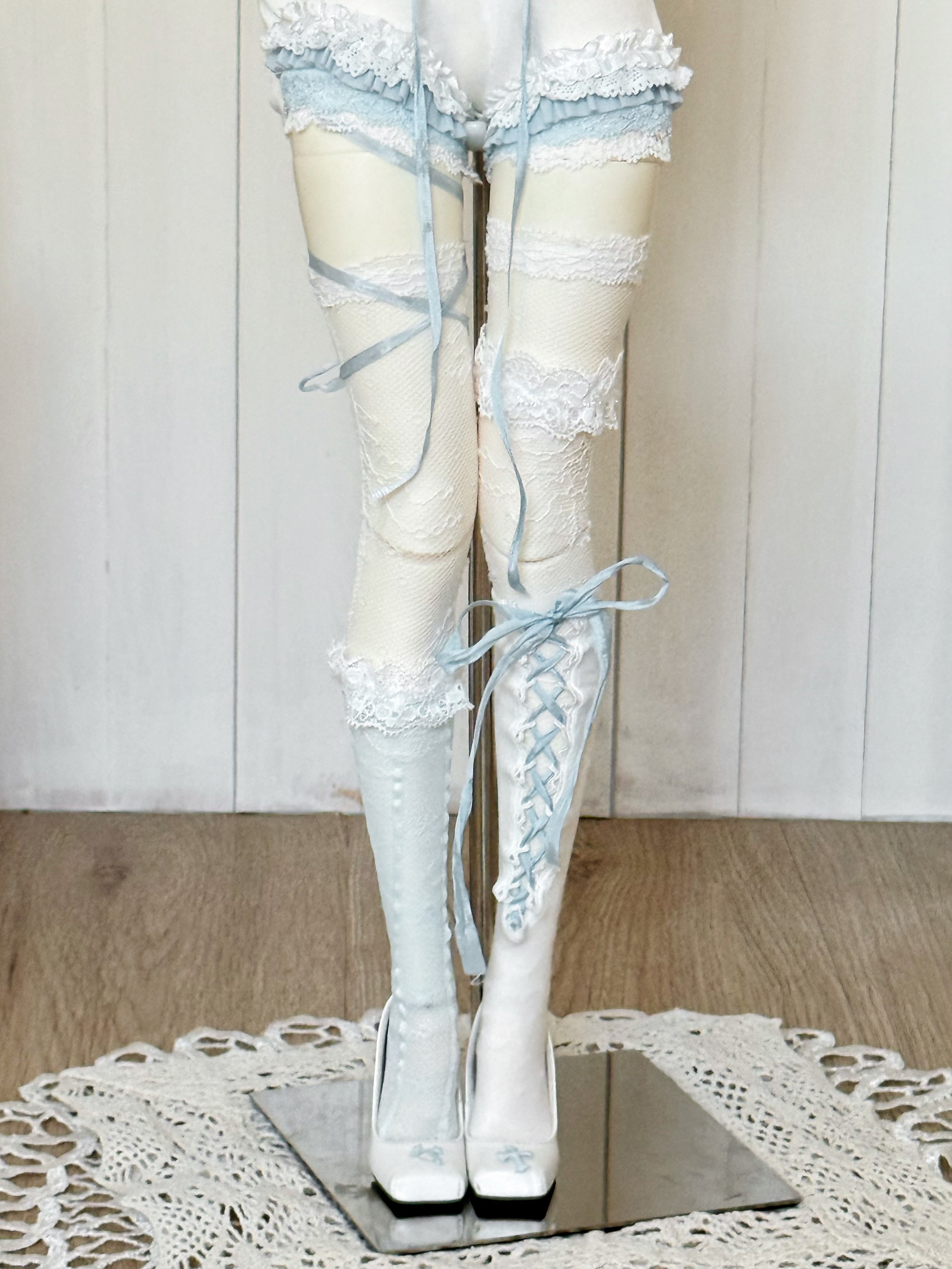 KeKe 1/4 AP 1/3 68cm Milky blue pantyhose set BJD outfits代购