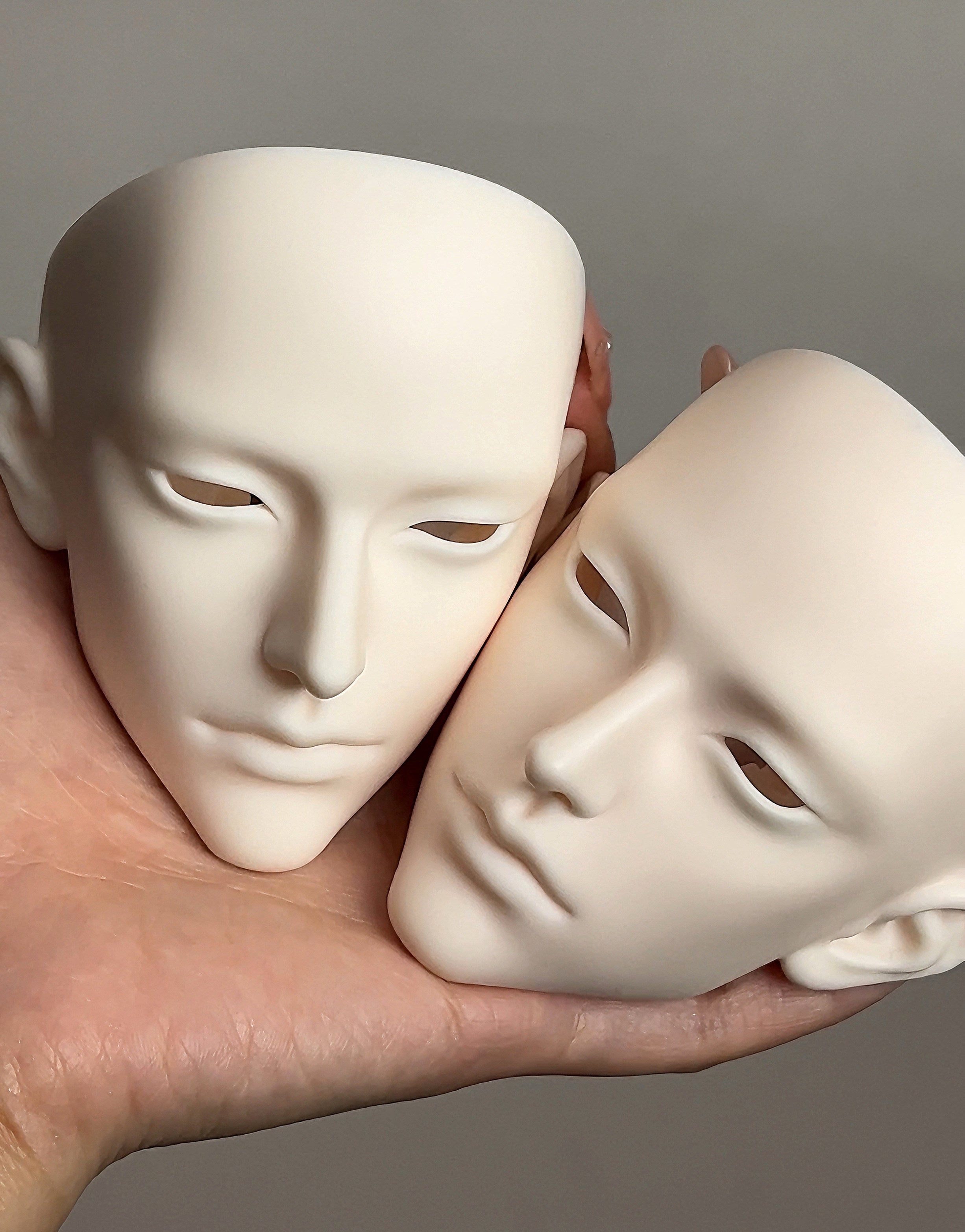 Light 1/4 75cm BJD head Aries代购