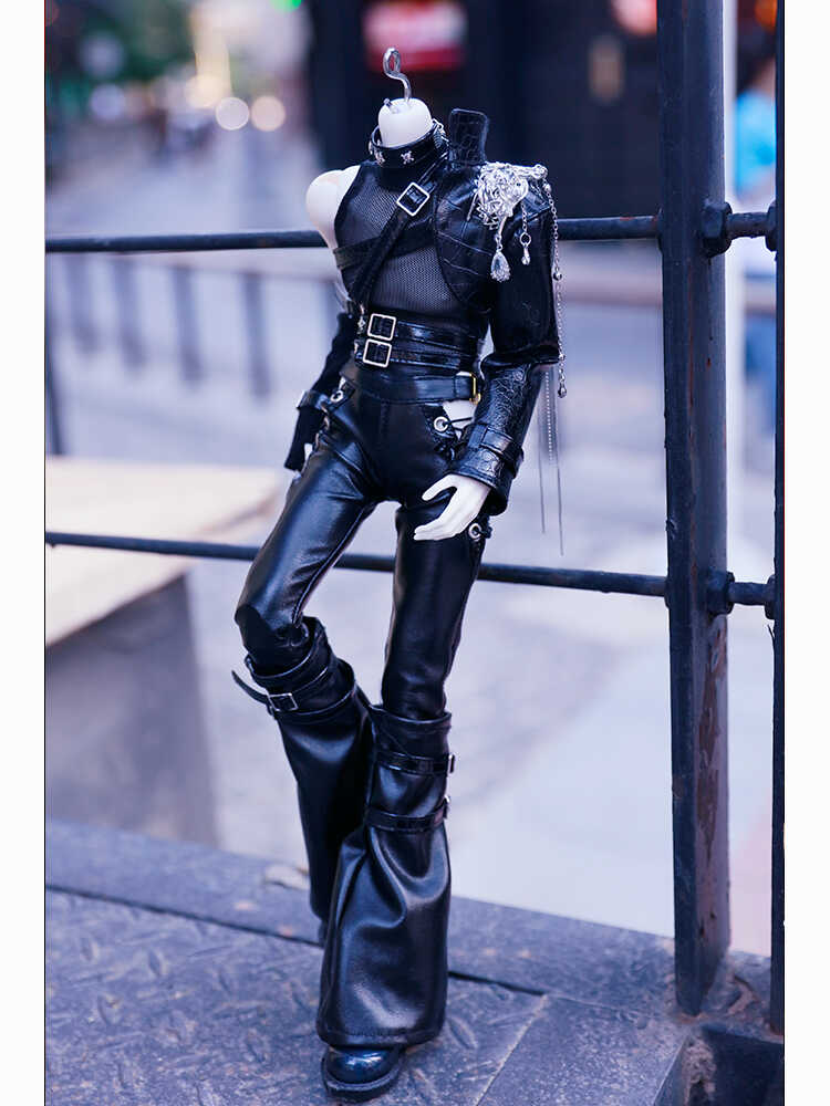 Q&C 1/4 70cm 75cm Leather set BJD outfits