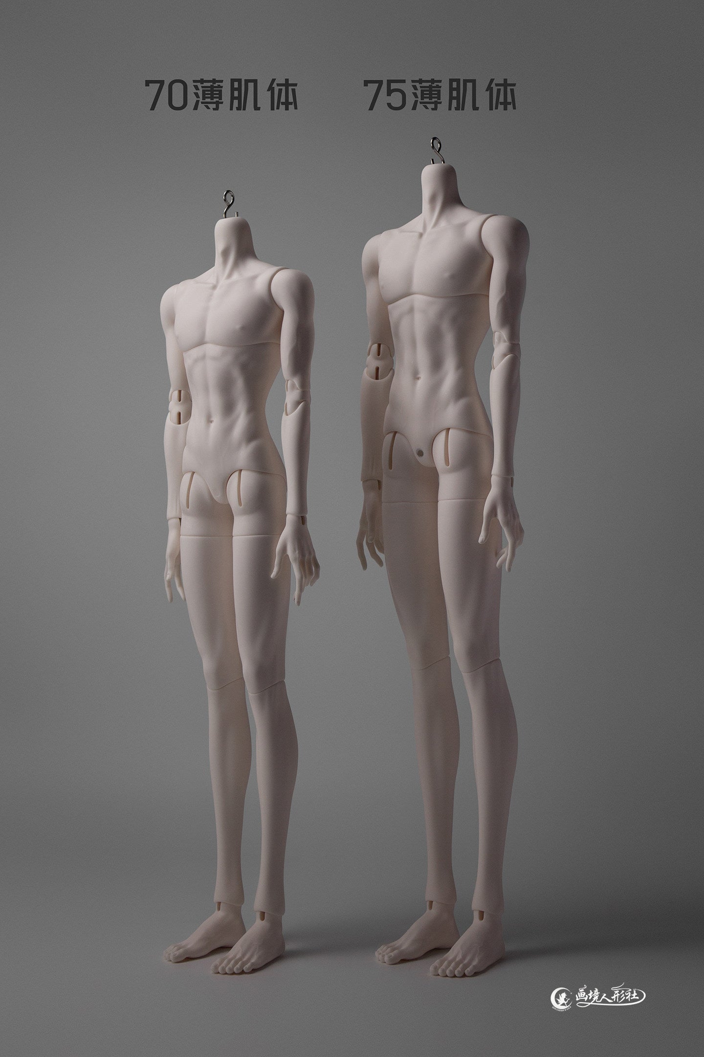 HUAJINGDOLL 70cm thin muscle bjd body male代购