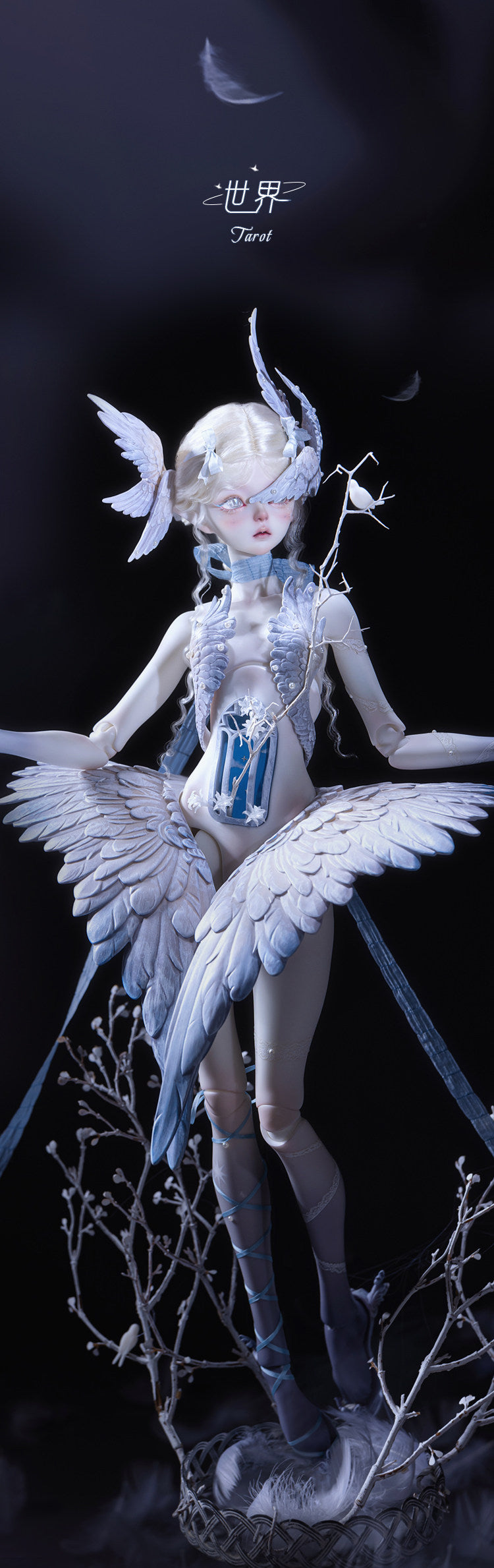 DollZone 1/4 BJD nude doll full set Tarot