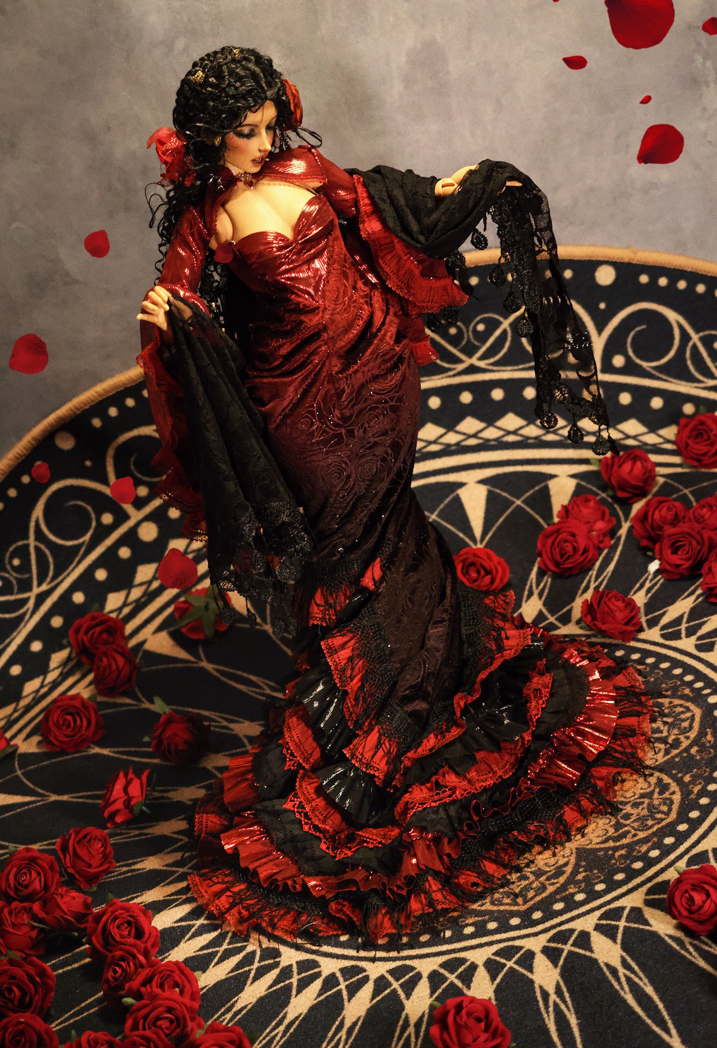 GalanteDoll 1/3 1/4 BJD wigs Dance of Death