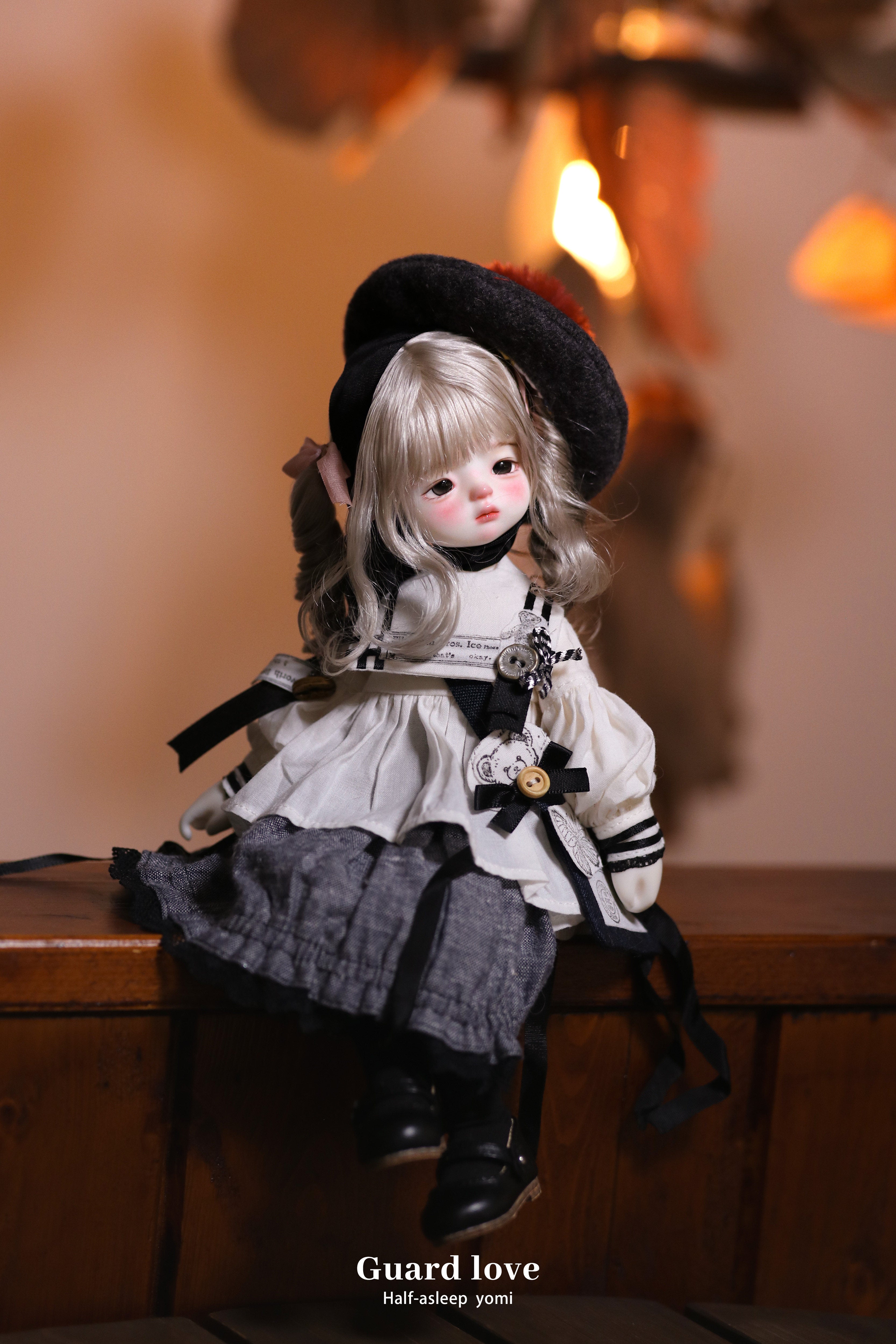 Guard-Love 1/6 BJD nude doll half sleeping Yomi