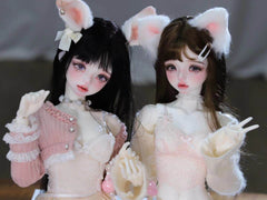 LaLunaDoll 1/4 BJD head Shirley & Molly
