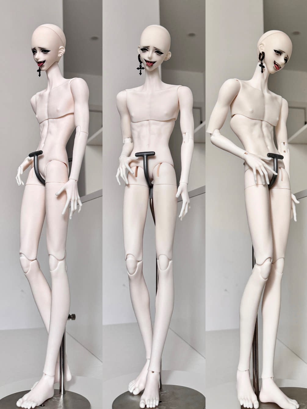 GYOYO X NAO 1/4 BJD head ZhenYe & SiWu nude doll