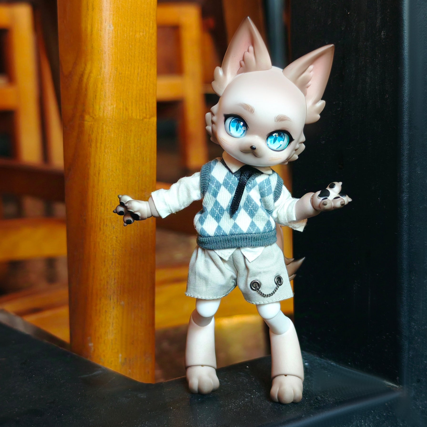 Tinguin 1/12 Siamese cat BJD full set