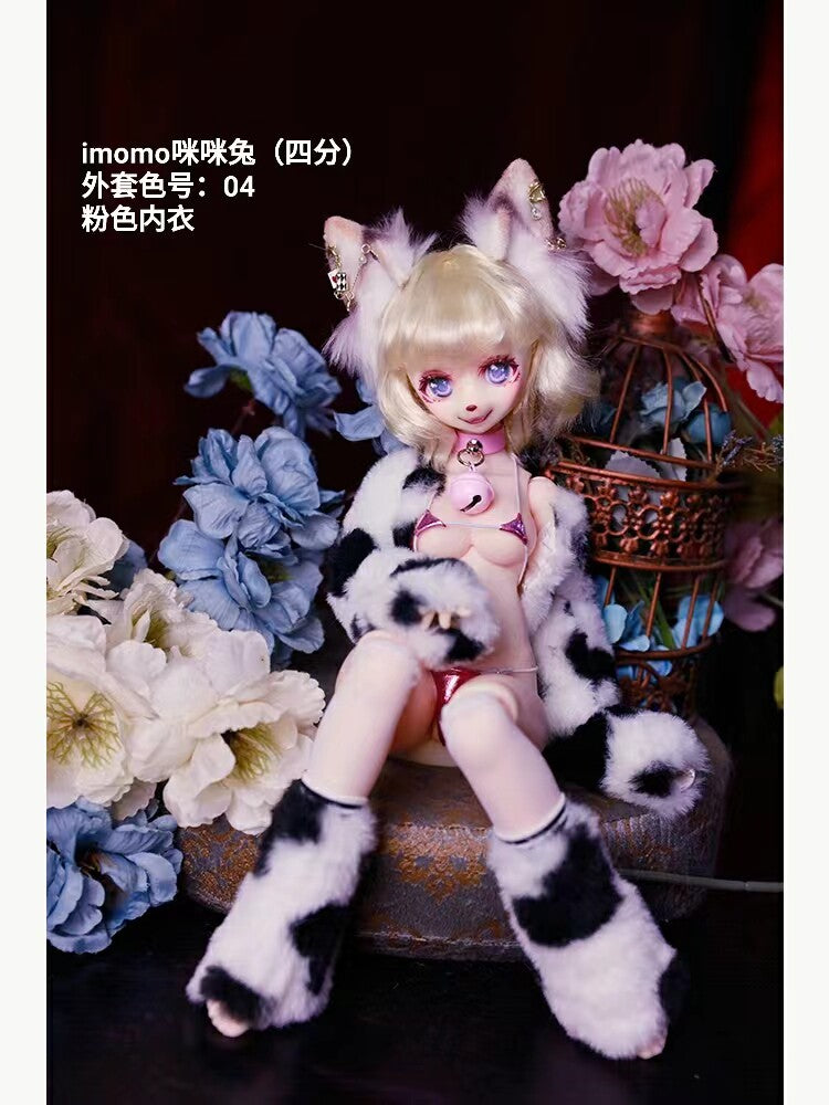 Q&C 1/4 AP 1/3 ID75 size Fur Lingerie Set BJD outfits代购