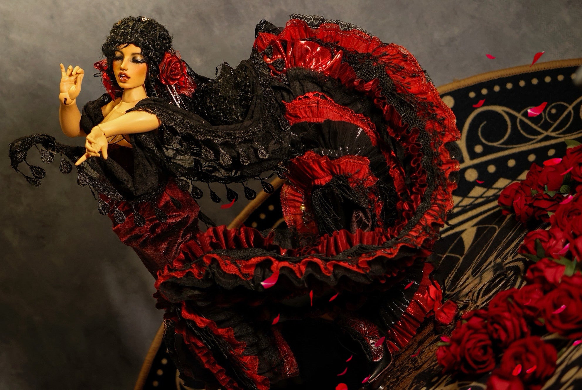 GalanteDoll 1/3 1/4 BJD wigs Dance of Death