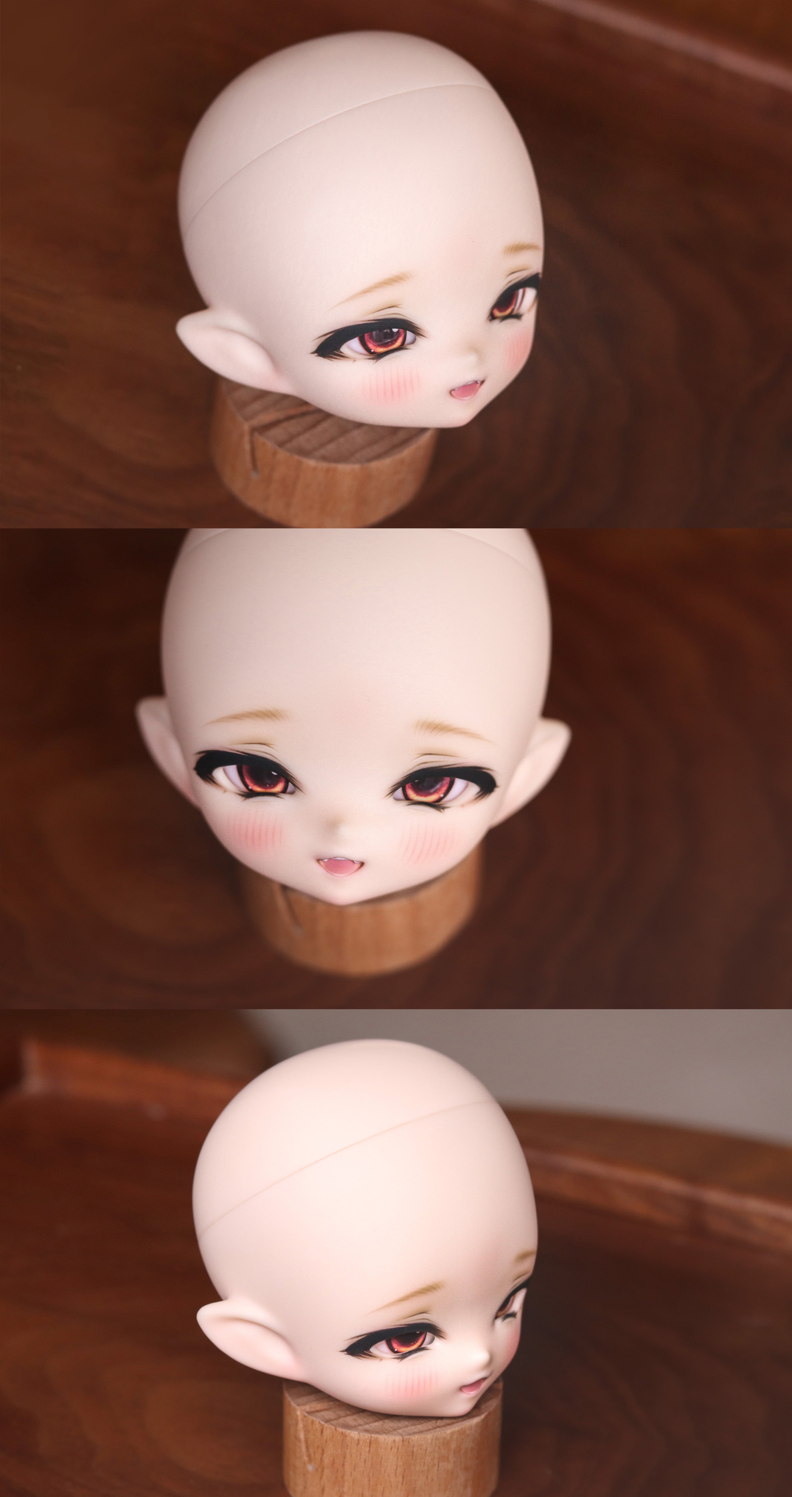 MiMi 1/4 BJD Head Chestnut & Croissant