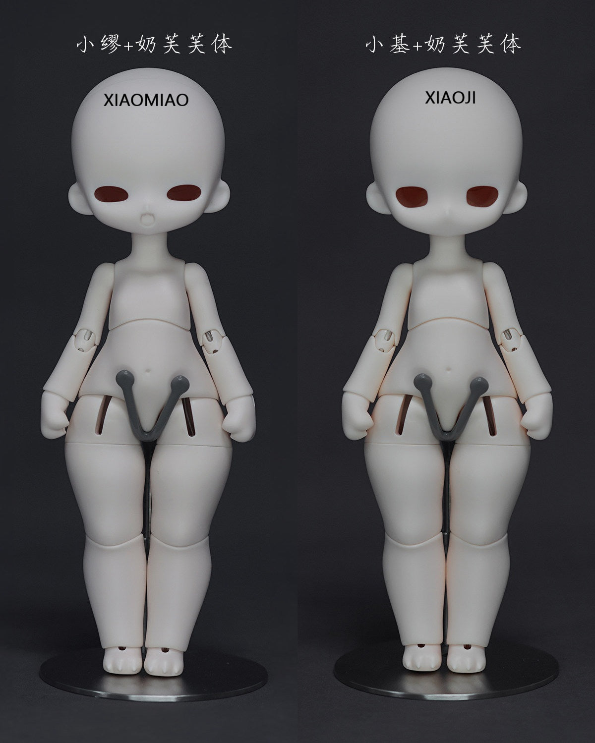 2ddoll x Nia 1/3 bjd big head full set XiaoJi & XiaoMiao