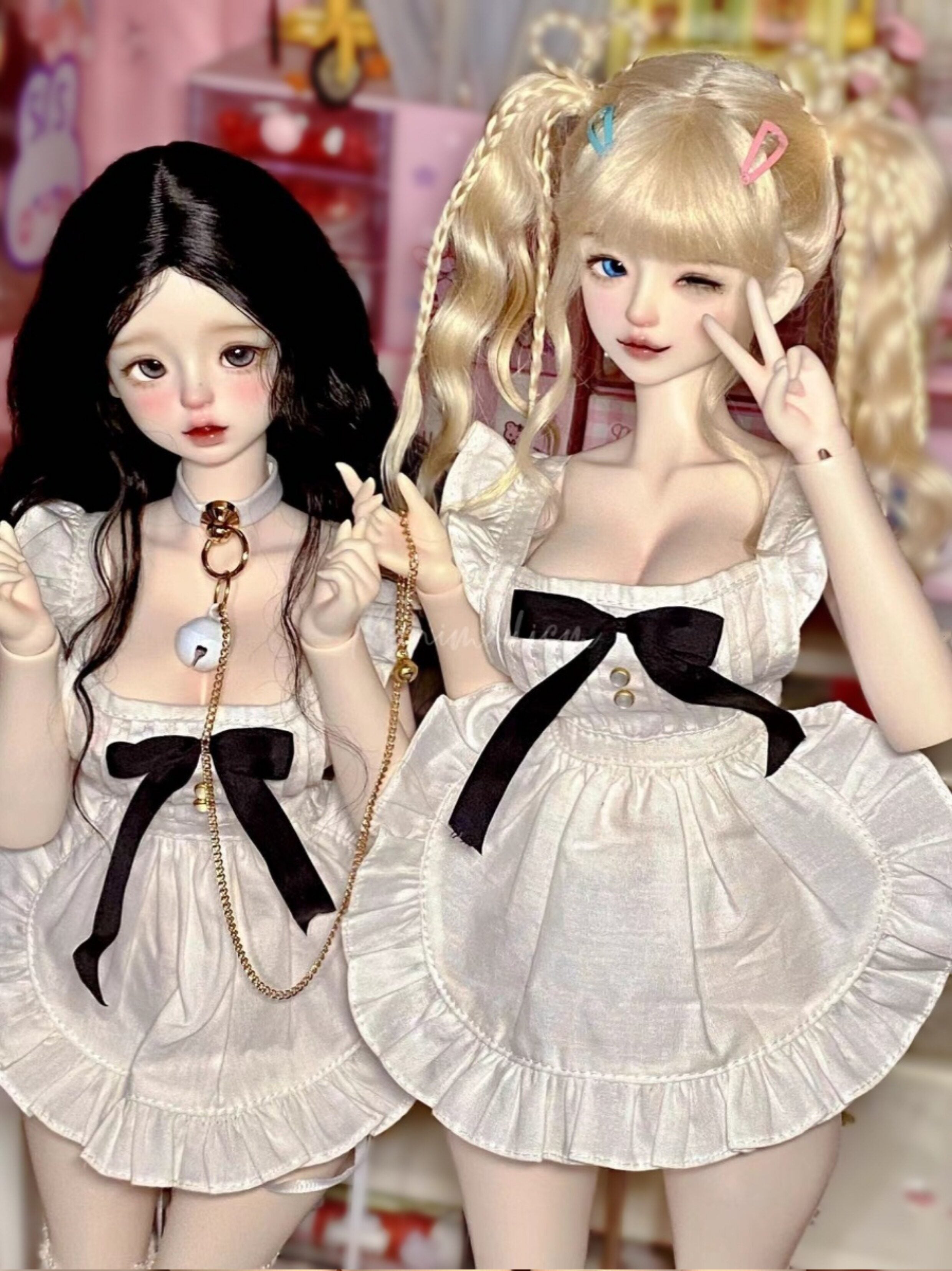 Minimalism 1/4 Maid apron BJD clothing