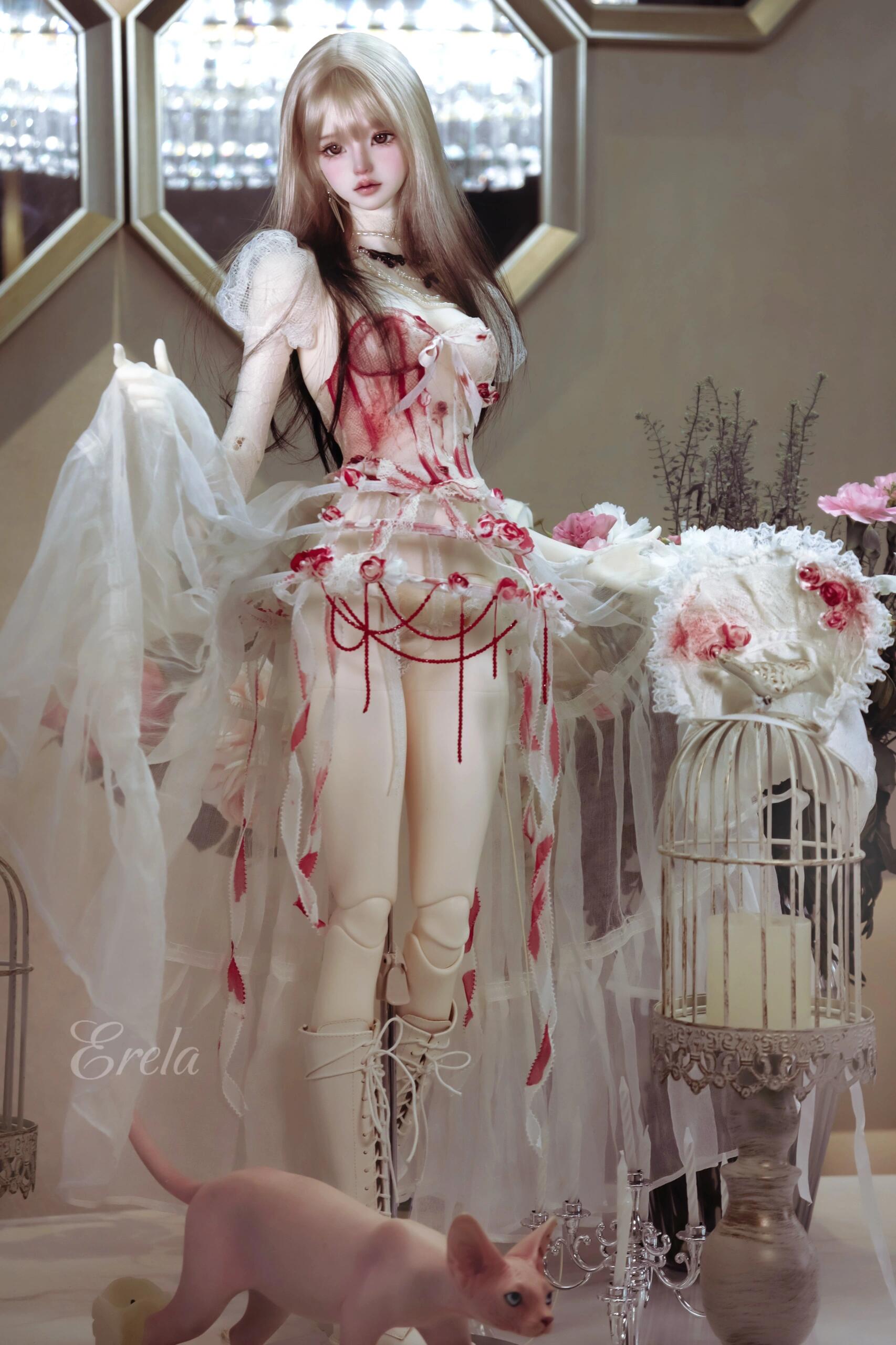 QianQian 1/3 BJD Head Erela & Arena