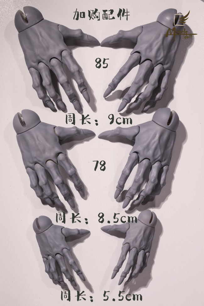 MiracleDoll 55cm 78cm 85cm BJD head nude doll SongQue & Mr. Dog