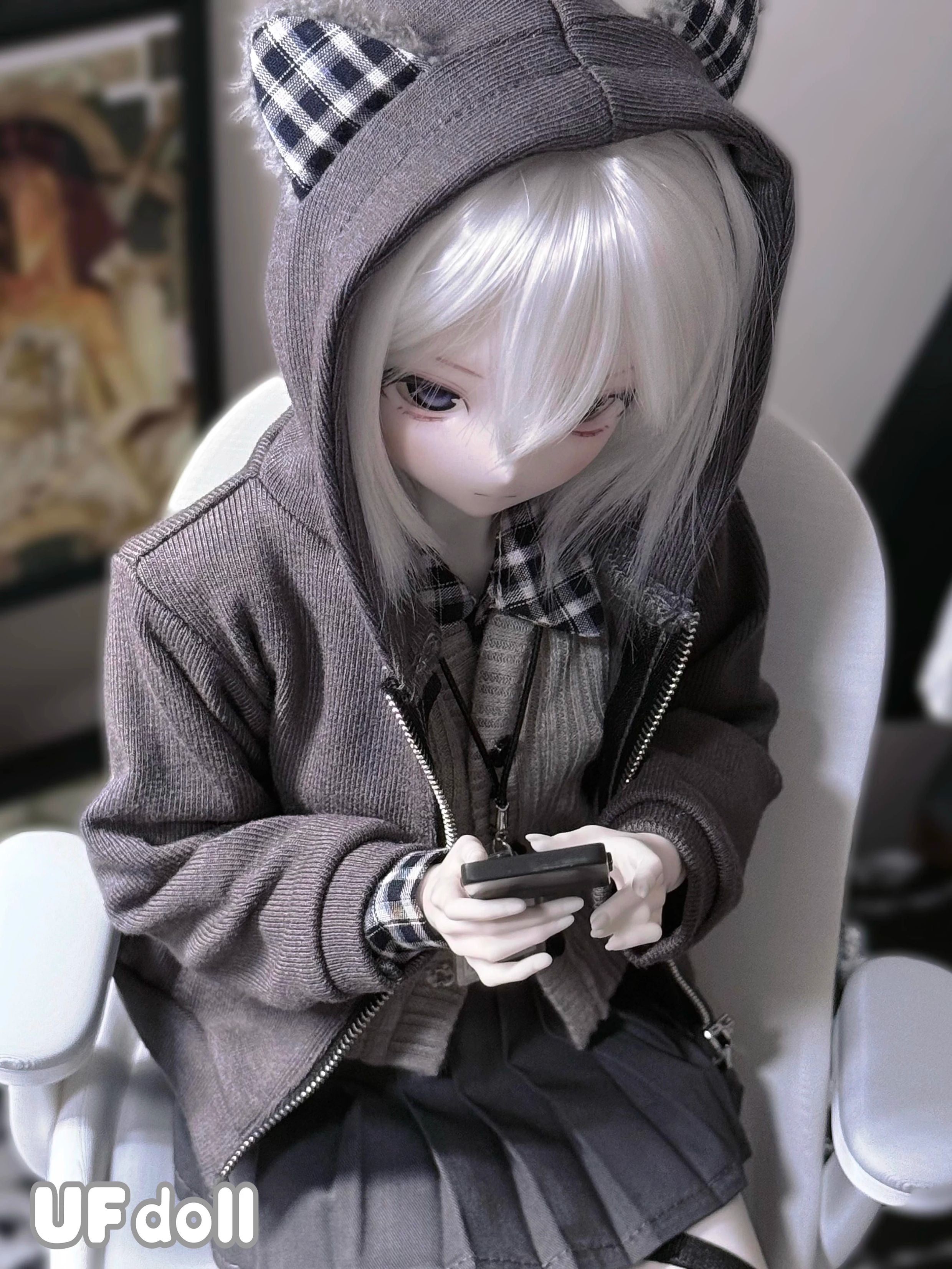 UFdoll 1/4 BJD nude doll Half sugar & Full sugar