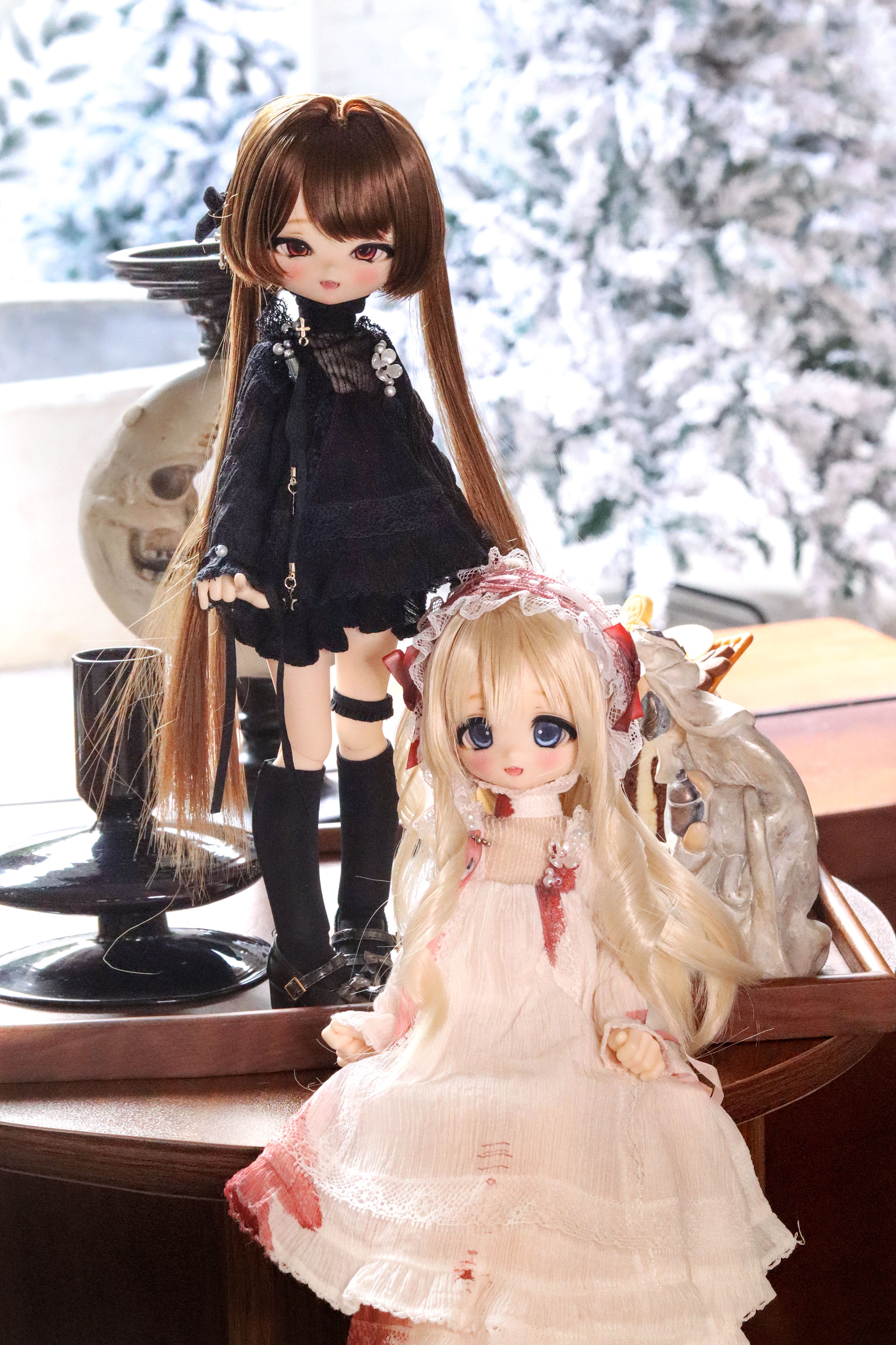 MiMi 1/4 BJD Head Chestnut & Croissant