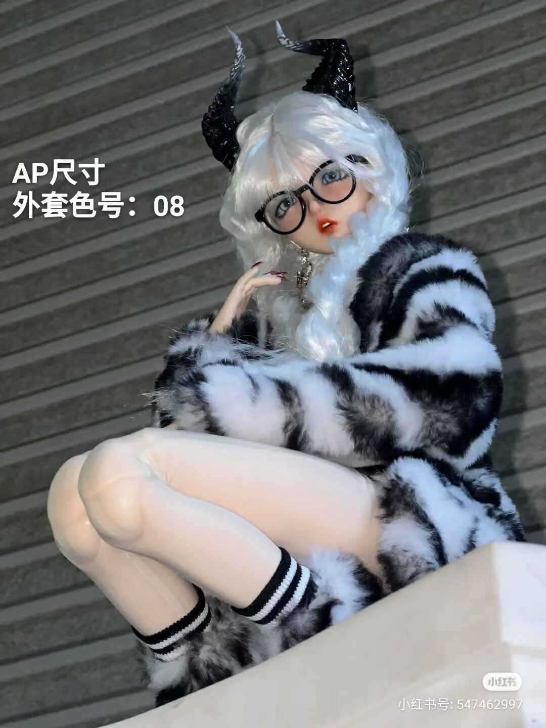 Q&C 1/4 AP 1/3 ID75 size Fur Lingerie Set BJD outfits代购