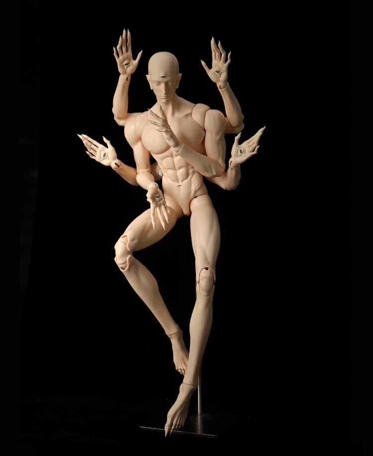 FantasyShape 77cm BJD body Three eyes and six arms Micah