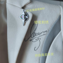 Xavier cos Silver Light Carving 75cm 77cm BJD outfits