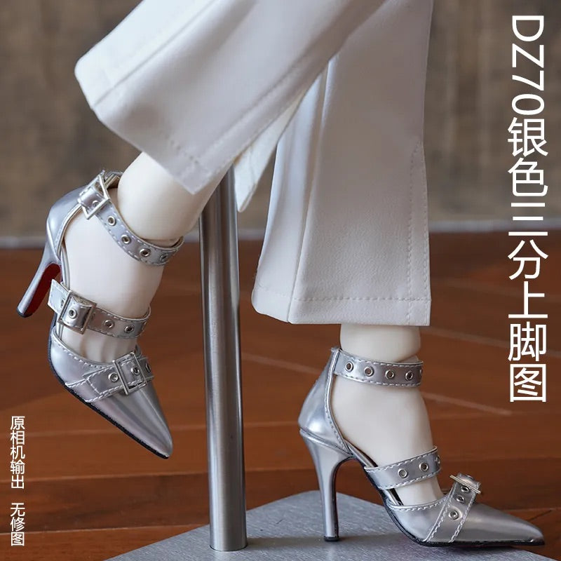 The Lost Rabbit 1/4 1/3 big girls and uncles Studded high heels BJD shoes代购